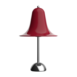 Lámpara de mesa Verner Panton Pantop Ø23 Rojo Cereza