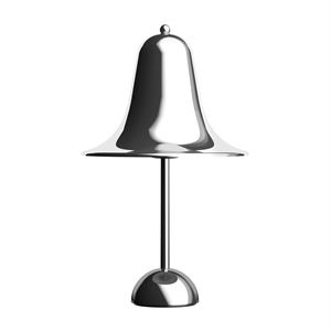 Lámpara de mesa Verner Panton Pantop Ø23 Cromo