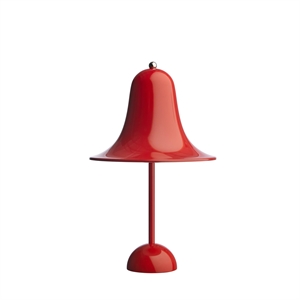 Verpan Pantop Lámpara de Mesa Ø23 cm Rojo