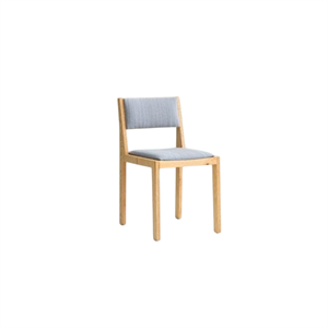 Vaarnii 016 Maasto Silla de Comedor Asiento y Respaldo Tapizados Natural/Cuadrado 0134