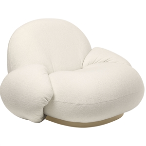 GUBI Pacha Sillón con Reposabrazos Harp 24/Oro Perla