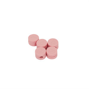 Clips para cables de pedestal color chicle