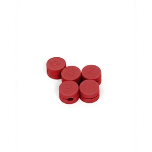 Pedestal Cable Clips Rojo Ardiente