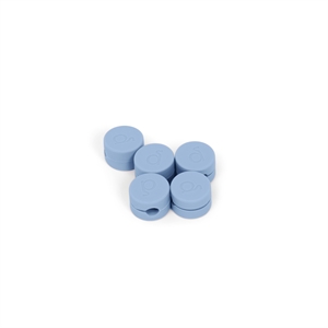 Pedestal Cable Clips Azul Empolvado