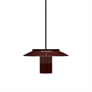 Lámpara colgante Pholc Pequeño 24 Negro Rojo