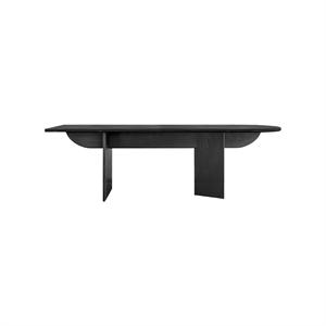Escritorio Pillabout 01 de Louise Roe, L200, roble lacado en negro