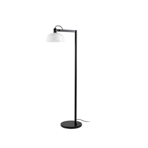 Lámpara de Pie Faro TATAWIN Negro Satinado/Blanco