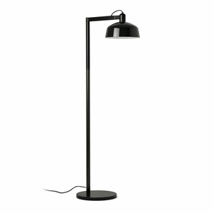 Faro TATAWIN Lámpara de Pie Negro Satinado/Negro