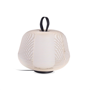 Lámpara de Mesa de Exterior Faro NARA Beige/ Blanco Ópalo