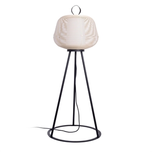 Lámpara de Pie de Exterior Faro NARA Beige/ Blanco Ópalo