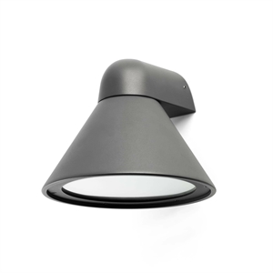 Faro PALS Lámpara de Pared Exterior Gris Oscuro