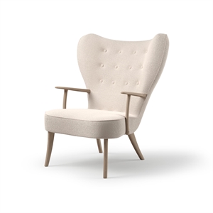 Sillón Nórdico Cálido Pragh Barnum 24/Roble Aceitado Blanco
