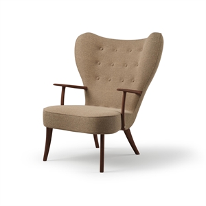 Sillón Nórdico Cálido Pragh Barnum 04/ Nuez Aceitado
