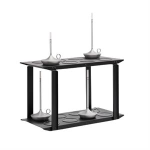 Lámpara Portátil Graypants Wick PRO con Bandeja de Carga Inalámbrica de 16 Pulgadas, Negro.