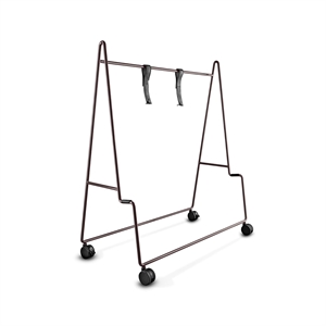 Por Favor Espere a Sentarse Soporte para TV con Ruedas Fig Morado