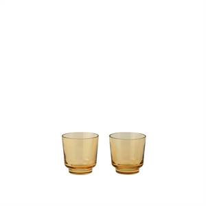 Muuto Raise Vaso Juego De 2 20 Cl Naranja Quemado