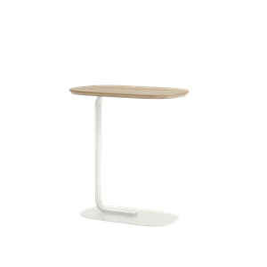 Muuto Relate Mesa de Centro 60,5 cm Roble Macizo/Blanco Crudo