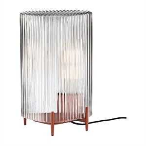 Iittala Putki Lámpara de Mesa Al.24 Transparente