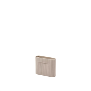 Jarrón Muuto Ridge Beige Al . 16,5 cm