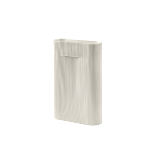 Jarrón Muuto Ridge Blanco Roto Alt. 48,5 cm