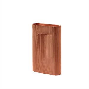 Jarrón Muuto Ridge Terracota Alt. 48,5 cm