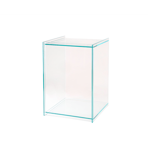 Mesa Auxiliar Frama Rivet Box de Vidrio