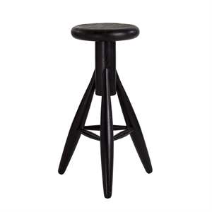Taburete de Bar Rocket de Artek, 73 Cm, Negro.