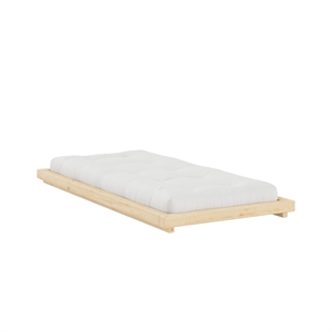 Estructura de Cama Karup Dock 90x200 de Pino Lacado Transparente