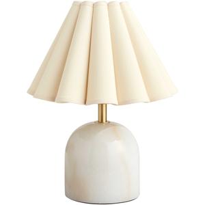 Lámpara de mesa Decotique Lauren Petite Blanco/ Beige
