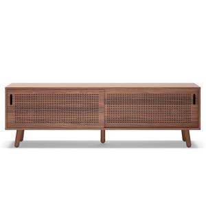 Banco de TV Departamento Ray 180 cm Nuez
