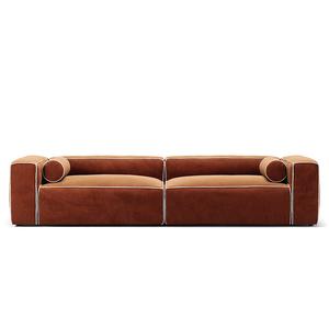 Sofá de 4 plazas Decotique Grand Hue blanco luna/ Cobre