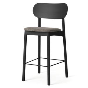 Taburete de bar Decotique Elephant Negro/ marrón Bouclé