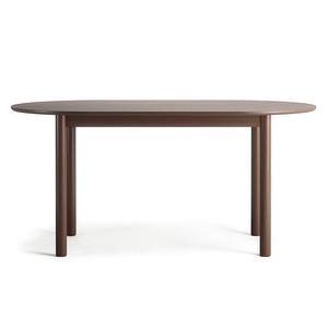 Mesa de Comedor de Madera de Departamento 90x160 cm Roble Oscuro