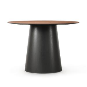 Mesa de comedor social Decotique 150 Nuez/ Negro/roble