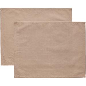 Decotique Sienna Mantel Individual 35x45 Set de 2 Taupe