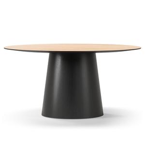 Mesa de Comedor Social Decotique 150 Negro/roble/natural/roble