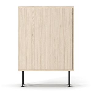 Gabinete Decotique Vogue 64 Roble pigmentado blanco/ Negro
