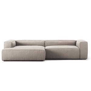 Sofá Decotique Grand de 3 plazas con chaise longue izquierda en color arena/ Beige