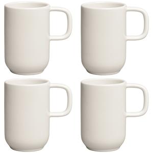 Decotique BON Taza Juego de 4 Marfil