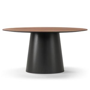 Mesa de Comedor Social Decotique 150 Nuez/ Negro/roble