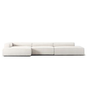 Sofá Decotique Grand de 5 Plazas con Extremo Abierto a La Derecha, Color Vapor/ Blanco
