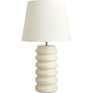 Lámpara de Mesa Decotique Swirl Color Avena
