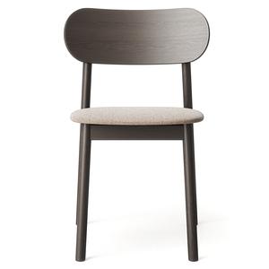 Silla de comedor Decotique Elephant en roble oscuro/ Beige Breeze