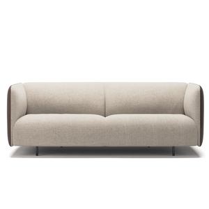 Sofá Decotique Urban de 2,5 plazas Beige/brisa/cuero