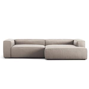 Sofá Decotique Grand de 3 plazas con chaise longue derecha en color arena/ Beige