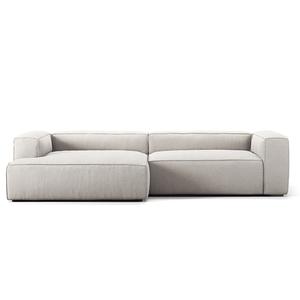 Sofá Decotique Grand de 3 plazas, chaise longue izquierda, blanco luna