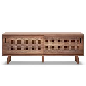 Banco de TV Departamento Ray 150 cm Nuez