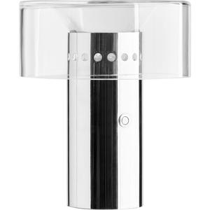 Lámpara portátil Decotique Halo Transparente/ Cromo
