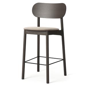 Taburete de bar Decotique Elephant en roble oscuro/ Beige