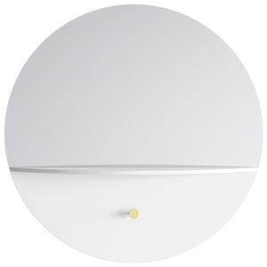 Espejo de Pared Departamento Pie B 80 Blanco